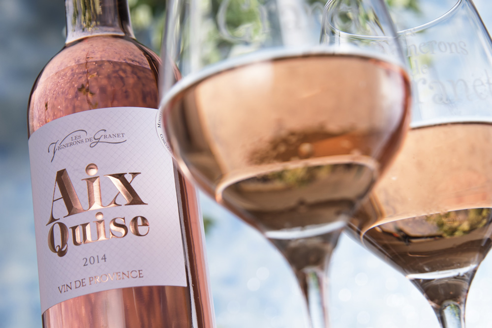 CUVEE AIXQUISE – ROSE AOP COTEAUX D’AIX-EN-PROVENCE - LES VIGNERONS DE GRANET - VIN ROSE - VIN DE PROVENCE - ROSE DE PROVENCE - MEDAILLE D'ARGENT CONCOURS AGRICOLE DE PARIS